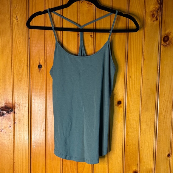 Alphalete Tops - Alphalete Sea Green Spaghetti Strap Tank